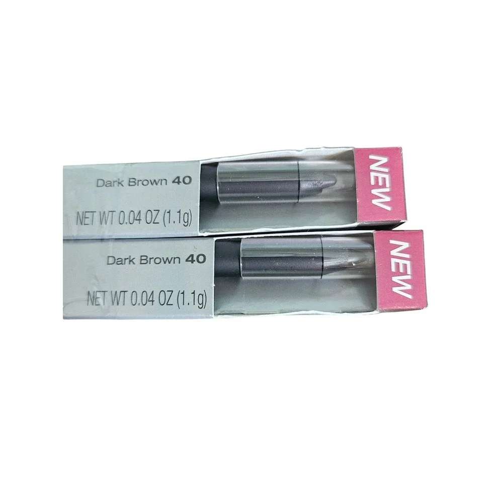 Neutrogena Nourishing Brow Pencil Women 0.04 oz Dark Brown 40 2-Pack New
